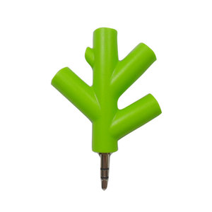 1 in 4 out 4in1 4 in 13.5mmオス-4メスイヤホンaux JackYオーディオスプリッターアダプターコンバーター - Product Image 4