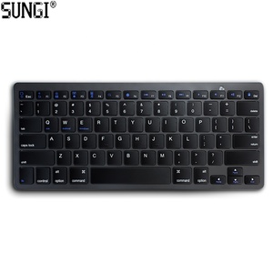 SUNGI蓝牙键盘蓝牙无线键盘适用于IOS iPad Air/Pro/iPad迷你安卓MacOS视窗平板电脑手机 - Product Image 1