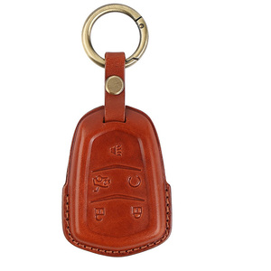 Toptan yeni hakiki deri araba anahtarı için Cadillac ATS-L Cadillac Cadillac CTS Cadillac akıllı kapak uzaktan kabuk durumda anahtarlık - Product Image 5