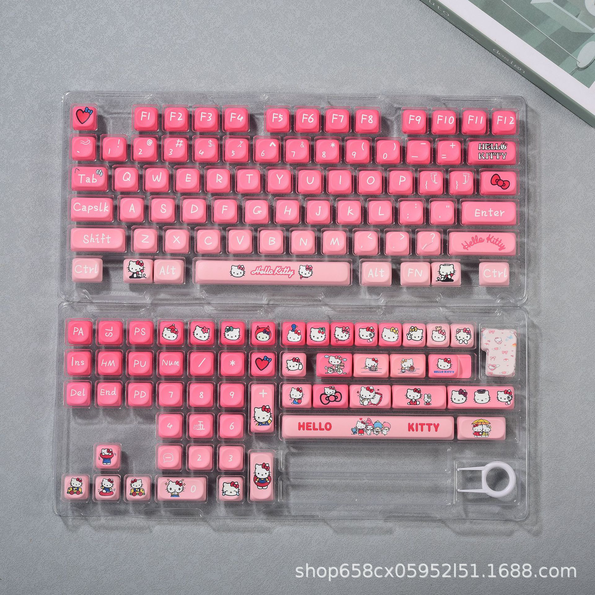 Hellokitty theme keycap--english