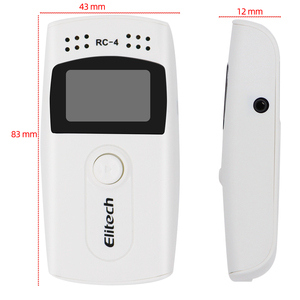 RC-4 Data <strong>Logger</strong> Mini USB Digital <strong>Temperature</strong> and Humidity Recorder Built-in NTC Sensor with External <strong>Temperature</strong> Sensor - Product Image 5