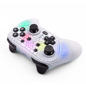 Mando inalámbrico con luces coloridas ajustables para Nintendo Switch Pro/PC/Android iOS, Mando de juego multifunción - Product Image 5