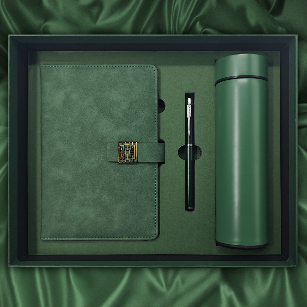 Stylo thermos pour carnet de notes vert