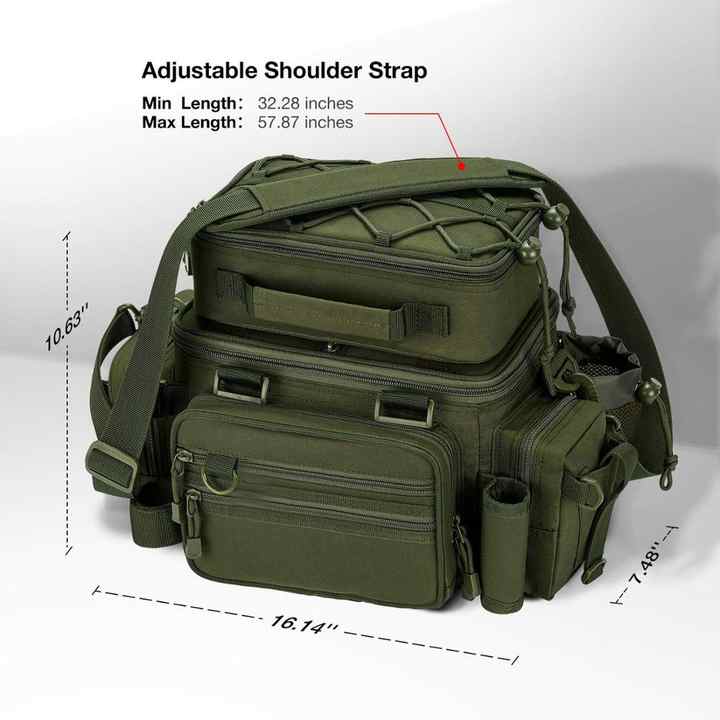 Outdoor Fishing Tackle Bag Multifunctional Large Tactical Fishing Storage Should Bag