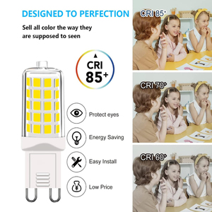 G9 LED ampuller 40Watt eşdeğer T4 avize ampul bi-pin G9 tabanı olmayan kısılabilir 4W LED ampul 360 derece ışın açısı - Product Image 5