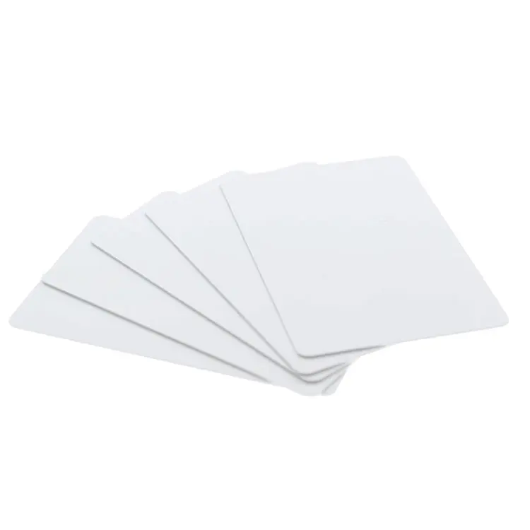 Tarjeta en blanco de Pvc imprimible de 85,5*54mm para imprimir tarjetas de regalo/tarjetas de identificación