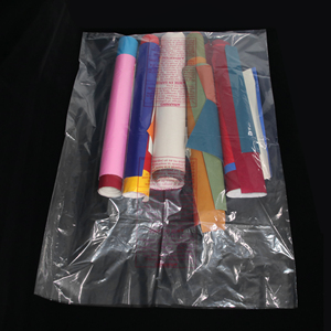 平底透明塑料袋塑料面包薄塑料回收纸带定制标志杂货店 - Product Image 2
