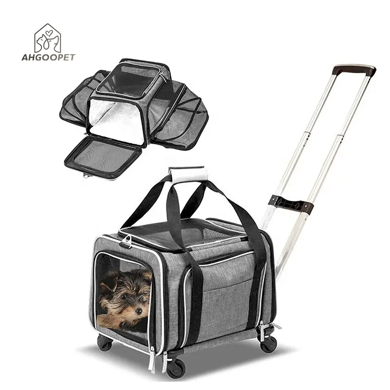 Yeni tasarım kedi açık evcil hayvan taşıyıcı çanta büyük kapasiteli arabası taşınabilir omuz kedi sırt çantası kedi taşıyıcı çanta