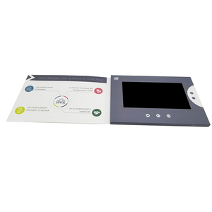<strong>Video</strong> Brochure Custom Paper Card 2.4/4.5/5/7/10 Inch LCD <strong>Video</strong> Invitation Card - Product Image 2