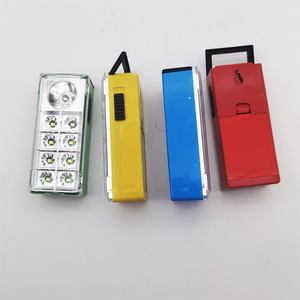 Mini linterna portátil ABS con batería seca AA, linterna de emergencia, lámpara para acampar al aire libre, 8 + 1 linternas LED con gancho - Product Image 4