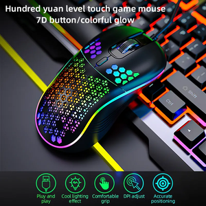 Popolare 7200DPI RGB ottico USB cablato mouse gaming e Computer per ufficio mouse Gaming - Product Image 5