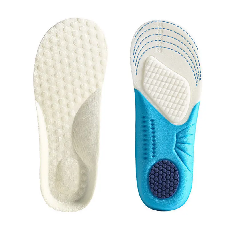 Semelles orthopédiques en mousse à mémoire de forme pour enfants Chaussures de course à pied plates pour enfants