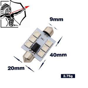 Perfect <strong>LED</strong> 31/36/39/41MM RGB <strong>LED</strong> Festoon Panel <strong>RC</strong> Colorful DC 12V RGB Car Interior License Plate Reading Light - Product Image 4