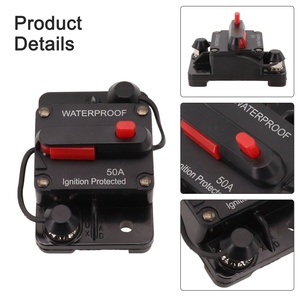 Car 300 Amp <strong>Circuit</strong> <strong>Breaker</strong> 12V to 48VDC <strong>Circuit</strong> <strong>Breaker</strong> Inline with Manual Reset Waterproof for Marine Boat Trolling Automotive - Product Image 6
