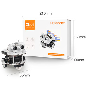 Coding Toy Robot Car Kit Qbot Educational Robot Remote Control Robot with <strong>Ultrasonic</strong> <strong>Sensor</strong> STEM
