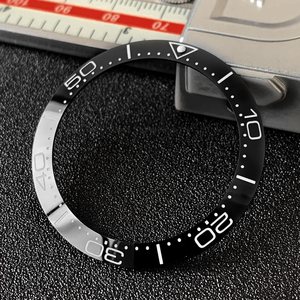Sáng dốc gốm bezel chèn 38*30.6mm dốc bezel cho sxk007 009 011 Mod Đồng hồ đeo tay bộ phận" - Product Image 5