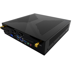 Готовый к отправке промышленный мини-ПК процессор I7 I5 I3 ОЗУ 4 ГБ ssd128ГБ 512 ГБ USB 6 Настольный двухъядерный четырехъядерный Безвентиляторный Компьютер - Product Image 1