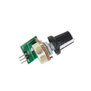 10K Resistance <strong>Potentiometer</strong> Module Adjustable Resistance Module Single Turn Adjustable Analog Output 0-5V Voltage