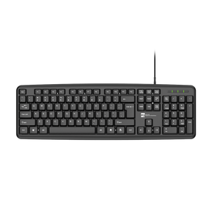 Teclado estándar con cable para ordenador de escritorio, venta al por mayor, de fábrica, barato, 2023