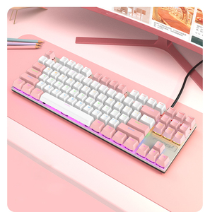 Nuevo Kit de teclado mecánico personalizado con luz LED RGB para juegos y teclado de PC de estilo QWERTY para iluminación de teclado mejorada - Product Image 4