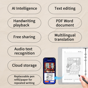 Factory Direct AI Smart <strong>Notebook</strong> Drawing AI Generate Effect Map Language Translation Agenda AI <strong>Document</strong> A5 <strong>Notebook</strong> Luxury Pen - Product Image 3