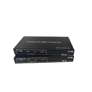 HDMI2.0 4K60エクステンダー70m (HDBT) 、EDID管理付きHDMIKVMエクステンダーは双方向PoEをサポート - Product Image 1