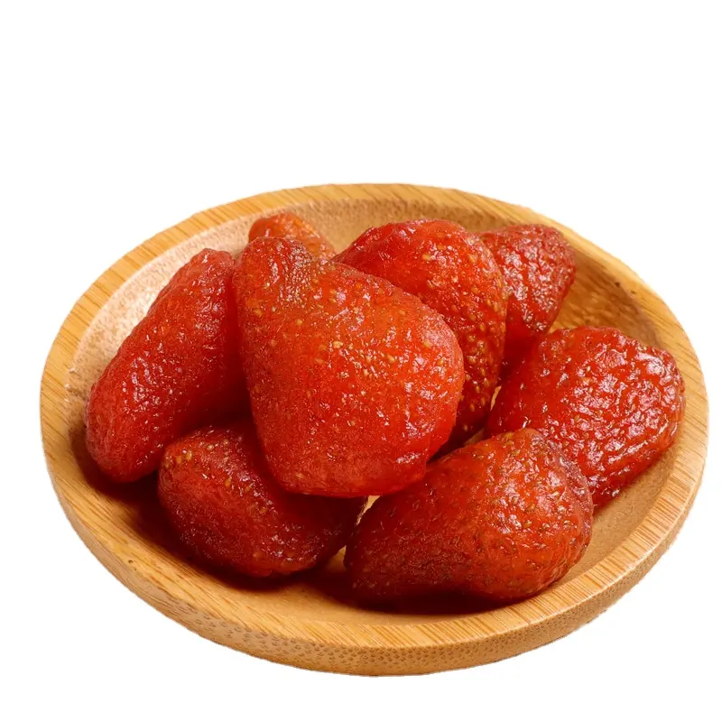 Strawberry kering manis dan asam Harga terbaik 100% alami tanpa pengawet makanan ringan stroberi kering