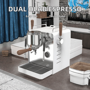 Macchina Espresso semi-automatica a doppia funzione EU spina riscaldamento caldaie per uso domestico e alberghiero sistema elettrico Brew - Product Image 2