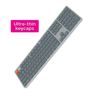 批发机械键盘超薄蓝牙2.4G USB铝盖支持开关键盘系统 - Product Image 1