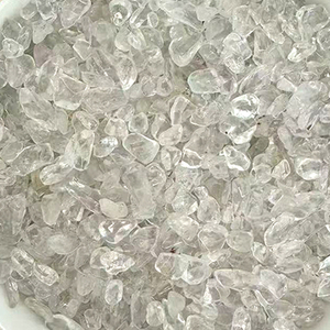 批发喷砂除锈玻璃砂超细玻璃颗粒白色石英石台面石英玻璃砂 - Product Image 5