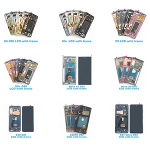 Pantalla Para Samsung S8 + S8 Plus G955R4 AMOLEDหน้าจอโทรศัพท์เดิมสําหรับSamsung S8 + S8Plus G955F G955FDจอแสดงผลLCDกรอบ