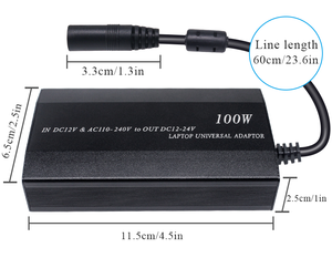 Hot mini Notebook fuente de alimentación 100W voltaje ajustable 12V a 24V adaptador de corriente para Notebook - Product Image 3