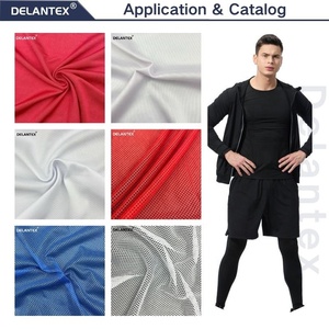Delantex מקצועי סרוג 100% פוליאסטר רשת ציפור רשת עין ציפור רשת רשת עין ציפור רשת מיקרו pique