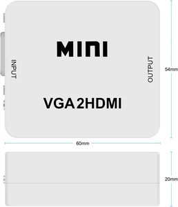 Portable VGA to HDMl Converter für Reisen-Kompaktes Design mit USB-C Leistung (Mac/Windows/Linux) - Product Image 4