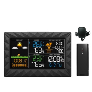 EWETIME Automatic Weather Station Clock Temperature Color Screen Weather <strong>Forecast</strong> - Product Image 1