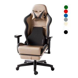 High-Density Native Memory Foam Büro-Gamer-Stuhl Voller großer brauner Tilt-Computers tuhl Bequemer funktionaler PC-Gaming-Stuhl - Product Image 1