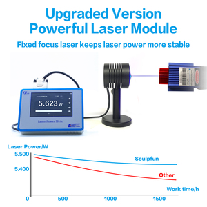 SCULPFUN S9 3 <strong>in</strong> 1 Upgrading 12V/7A Adapter 30L/min Automatic Air Pump Air Assist Nozzle Kit Cutting Laser Engraving Machine Set - Product Image 3