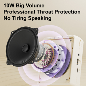 SHIDU Light <strong>Portable</strong> 2.4G Wireless Voice <strong>Amplifier</strong> Colorful Teaching Amplificator System With Headset Miceophone - Product Image 6