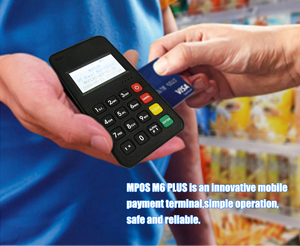 Высококачественный чип/MSR/NFC кард-ридер MPOS-терминал с Bluetooth + Wifi M6 Plus - Product Image 2