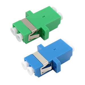 Acoplador de adaptador de fibra óptica de modo único LC/UPC Adaptadores de fibra óptica LC dúplex Red 3G TCP Uso en exteriores Usado FTTH WIFI