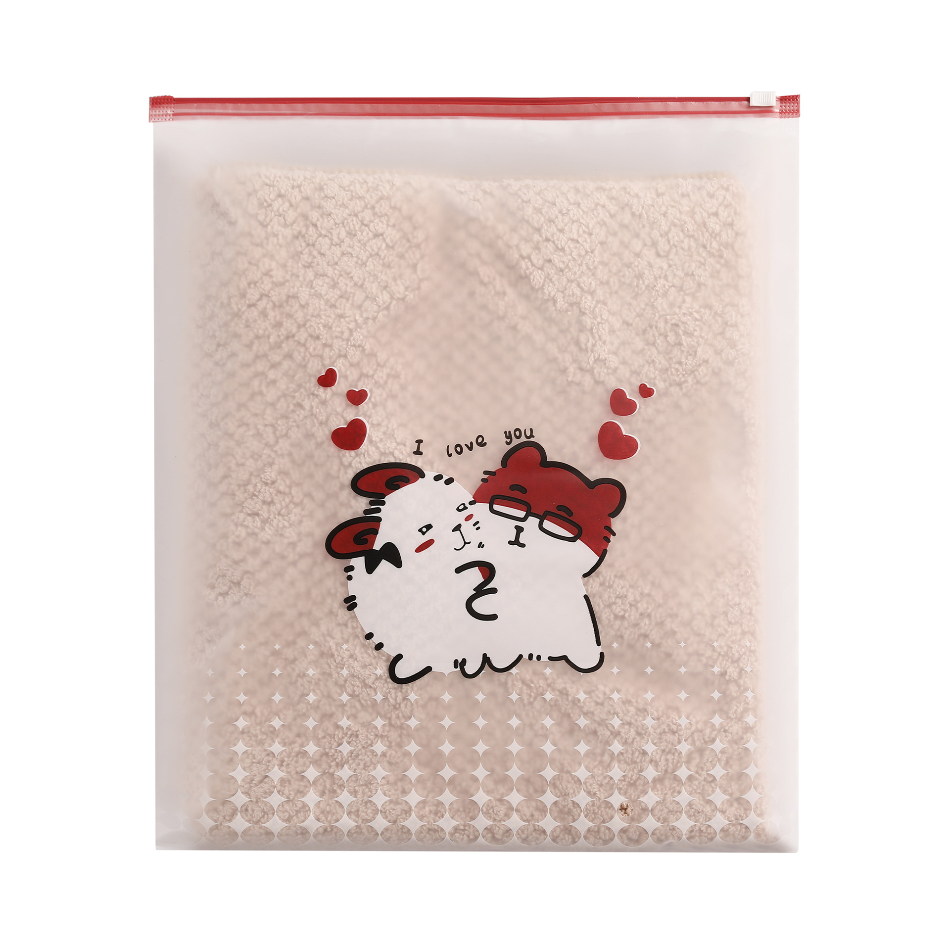 Style quotidien chaleureux et confortable, 30*35 cm (poche zippée)