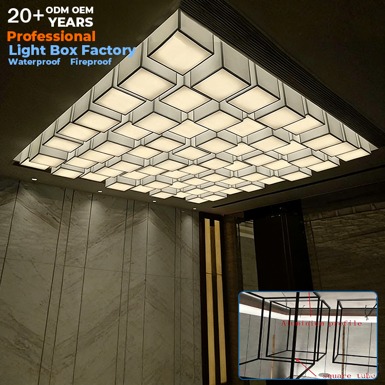 Translucent square ceiling Any Sizes(inquire)