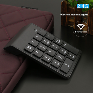 Notebook Wireless 2,4 GHzKeyboard Teclado numérico portátil Tijera Diseño de teclado Sistema de caja registradora - Product Image 2