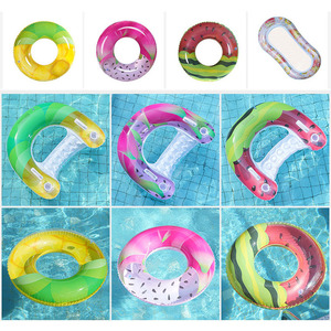 Hamaca de tela de malla de agua de fruta de fábrica, cama flotante inflable para natación, bandeja para Bar de piscina, anillo de natación, flotadores de piscina para adultos - Product Image 3