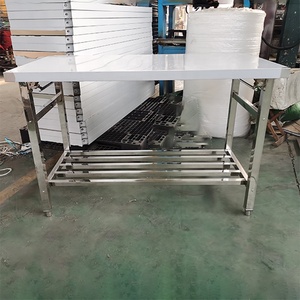 厂家直销折叠桌移动不锈钢工作台厨房户外用移动金属桌 - Product Image 4