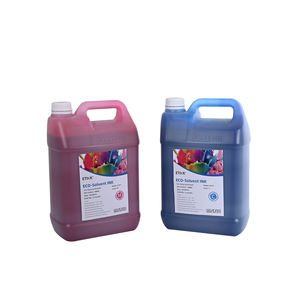 低气味大容量5000毫升溶剂油墨CMYK喷墨油墨爱普生DX5 DX7溶剂油墨 - Product Image 6