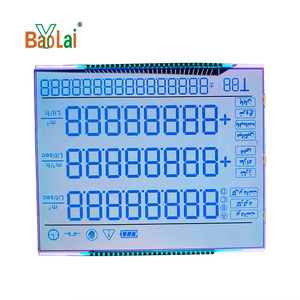 8 cifre 7 segmento lcd display per contatore dell'acqua display elettronico bianco/RGB retroilluminazione HT1621 modulo LCD - Product Image 4