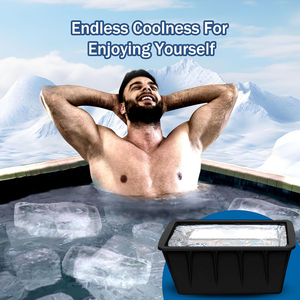Molde de bloque de hielo de silicona reutilizable personalizado, bandeja de cubitos de hielo grande de fácil liberación para acampar al aire libre, herramienta para hacer helados - Product Image 3