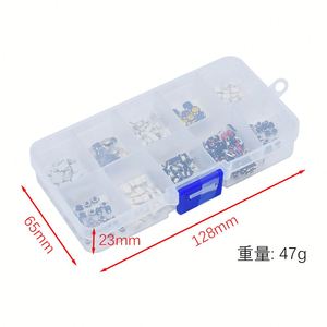 250 pz/scatola 10 tipi di telecomando per auto interruttori a tocco Micro momentaneo tattile tattile interruttore a pulsante Kit assortimento - Product Image 5