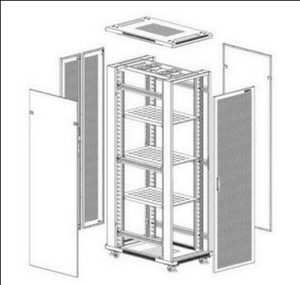 Carcasa para rack de servidores de 19 pulgadas 4u -47u-Gabinete de red robusto para soluciones de red y TI confiables - Product Image 2